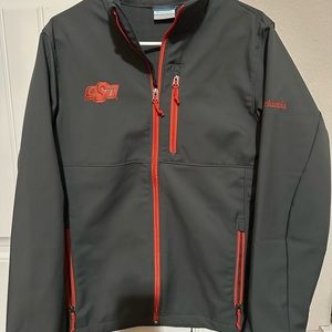 Men's Columbia Oklahoma State coat. Size medium. NWOT
